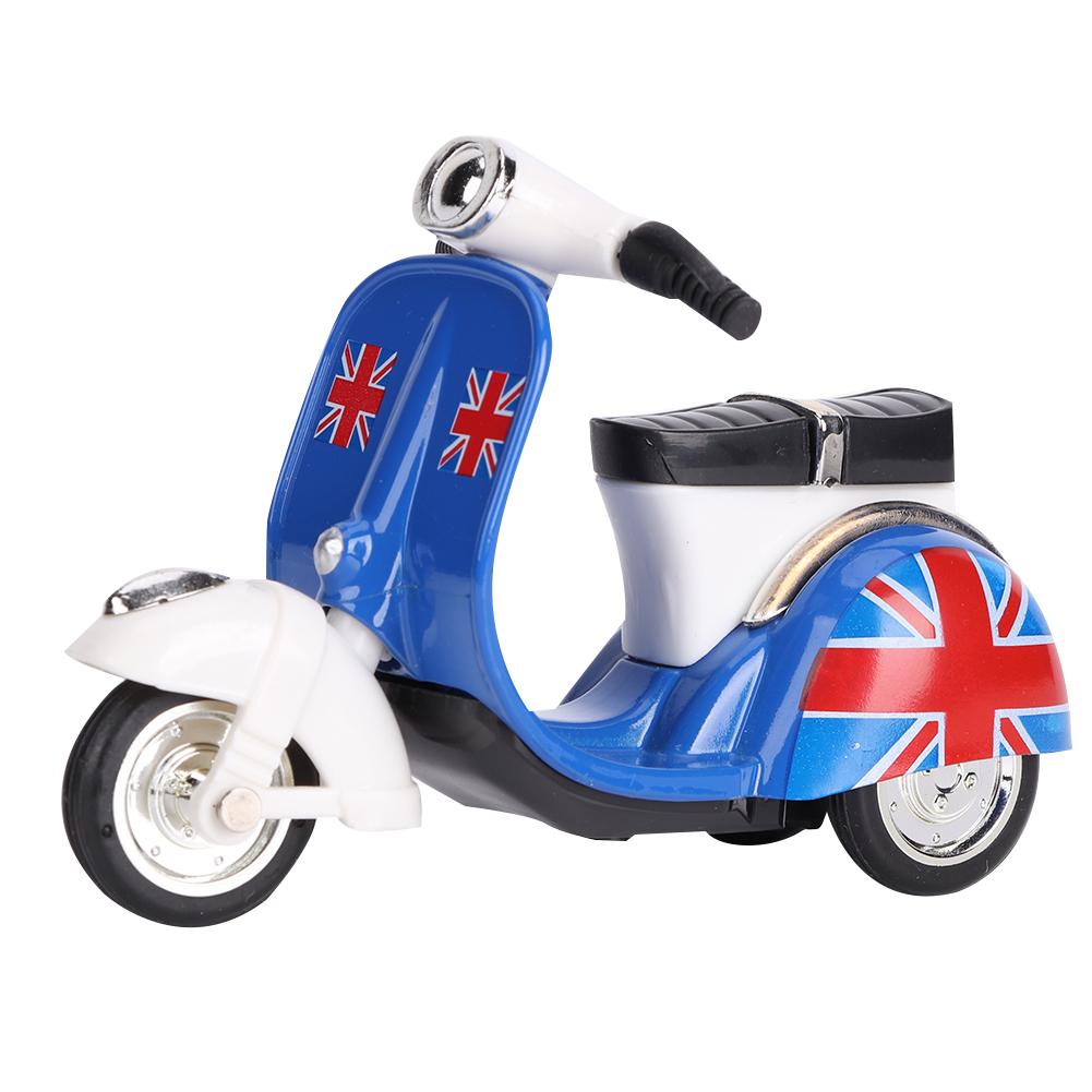 Модель мотоцикла из сплава, высококлассная имитация, классические детские игрушечные машинки с оттяжкой